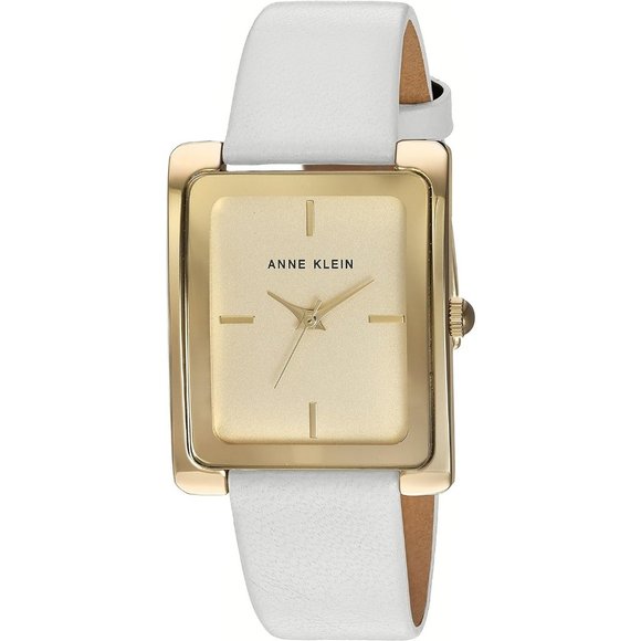 Women's Gold Tone Leather Strap Water Resistant Quartz Movement Watch - Picture 1 of 4